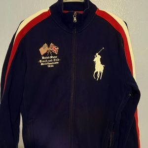 Polo USA track and field track jacket